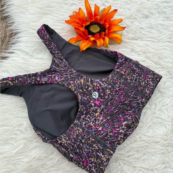 Like new Lululemon wunder under long line bra/medium support C/D cups - Picture 5 of 6